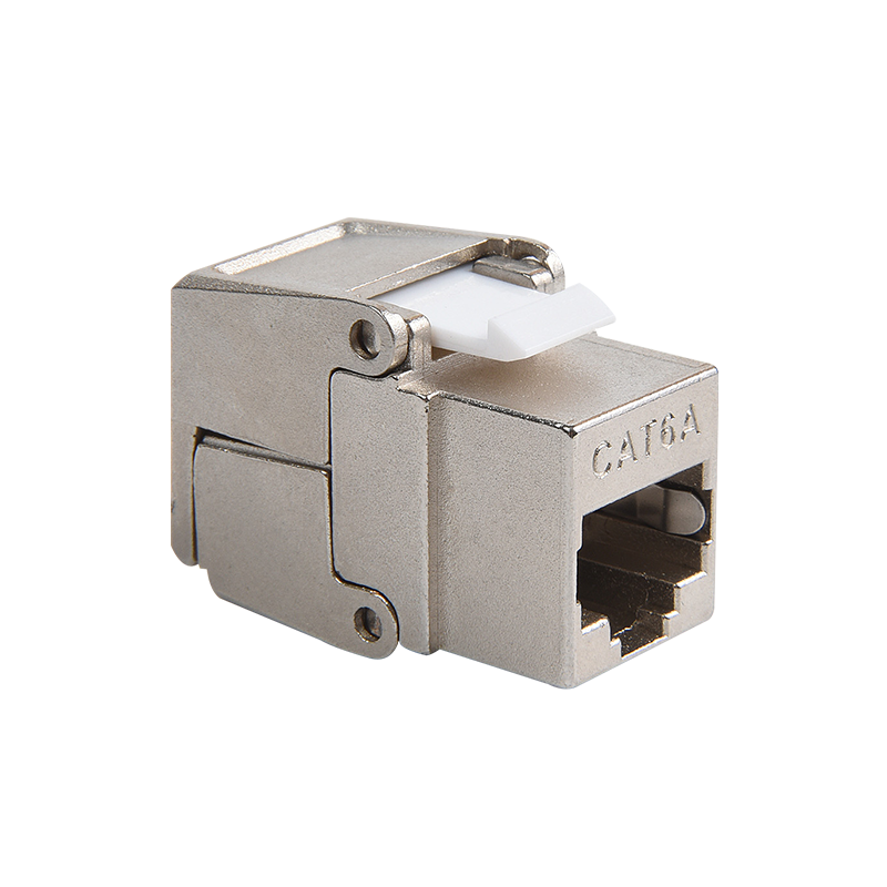 SMT-1049T8C6A-FTP 180 Derece Koruyucu Cat6a Toolless Keystone Jack